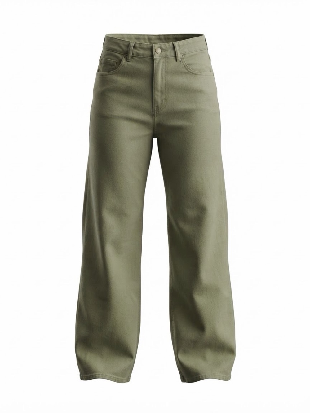 Women’s H&M Wide Leg Jeans - Olive